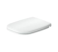 Duravit Univavo siège de toilette carré 0024390000 mécanisme à fermeture amortie, amovible, charnières en acier inoxydable, blanc