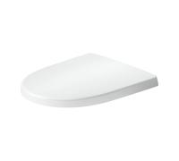 Duravit Univavo WC siège en forme de D 0024490000 mécanisme de fermeture amortie, amovible, charnières en acier inoxydable, blanc