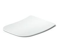 Duravit Univavo siège de toilette carré 0024290000 mécanisme à fermeture amortie, amovible, charnières en acier inoxydable, blanc