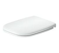 Duravit Univavo siège de toilette carré 0024390000 mécanisme à fermeture amortie, amovible, charnières en acier inoxydable, blanc