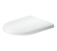 Duravit Univavo WC siège en forme de D 0023490000 mécanisme de fermeture amortie, amovible, charnières en acier inoxydable, blanc