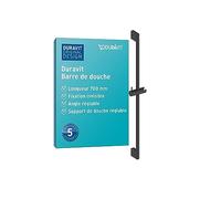 barre de douche Duravit UV0600003046 700 mm, noir mat