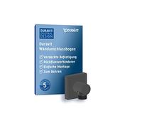 Duravit Coude de raccordement mural, carrÃ©, UV06300110, Coloris: Noir Mat - UV0630011046