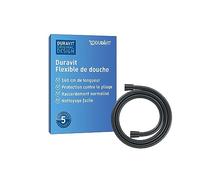 Duravit Universal flexible de douche, tuyau de douche 1,60 m avec protection contre la torsion, protection contre le pliage, anti-torsion, Noir mat