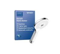 Duravit Universal flexible de douche, tuyau de douche 1,60 m avec protection contre la torsion, protection contre le pliage, anti-torsion, Noir mat
