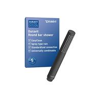 douchette Duravit UV0640001046 187mm, filetage de raccordement G 2000 /2, rond, noir mat