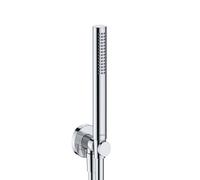 Duravit Universal Set de douche avec raccord mural coudé et support, 1 jet, UV0762002010,