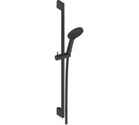 Duravit Système de douche Universal – 3 jets (Rain/Intense Rain/Soft Rain), barre 700 mm, noir mat