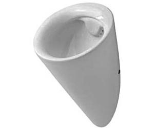 Duravit Urinal Starck 1, sans couvercle, sans noeud papillon, 0834320000, Couleur: Blanc