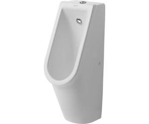 Duravit Urinal Starck 3, entrée par le haut, avec buse de rinçage, sans couvercle, 0826250000, Couleur: Blanc