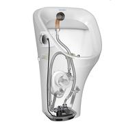 Duravit urinoir Durastyle, entrée par larrière p.raccordement au réseau, sans moustiquaire, 28043100931, Couleur: Blanc avec Wondergliss