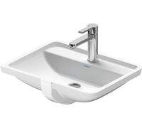 Duravit vasque à encastrer Starck 3 49cm, 1 trou pour robinet, 03024900001, Couleur: Blanc avec Wondergliss