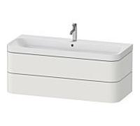 Duravit vasque à poser Happy D.2 Plus HP4349O39390000 117,5x49cm, 2 tiroirs, trou pour 2000 , blanc
