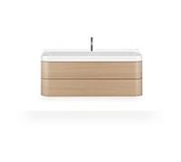 Duravit vasque à poser Happy D.2 Plus HP4349O71710000 117,5x49cm, 2 tiroirs, trou pour 2000 , chêne méditerranéen