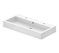 Duravit vasque Vero 0454100026 100 x 47 cm, blanc, meulé, avec 2 trous pour robinetterie