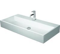 Duravit Vero Air Lavabo 100x47cm, sans trop-plein, avec table de robinetterie, 1 trou de robinet, rectifié, 2350100071, Couleur: Blanc