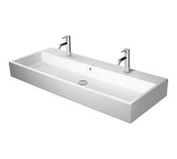 Duravit Vero Air Lavabo - 100x47cm - suspendu - 2 trous de robinet - avec trop-plein - rectifié - blanc 2350120026