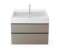 Duravit Vero Air lavabo 23501000261 blanc miroitement, 100x47cm, 2 trous taraudés, poli
