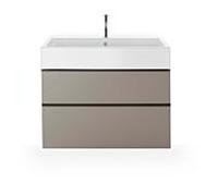 Duravit Vero Air Lavabo 100x47cm, sans trop-plein, avec table de robinetterie, sans trou de robinet, poli, Farbe: Blanc