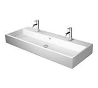 Duravit Vero Air lavabo 2350120028 blanc, 120x47cm, sans trou pour robinetterie, poli