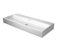 Duravit Vero Air lavabo 23501200601 blanc wondergliss, 120x47cm, sans trou pour robinetterie