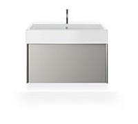 Duravit Vero Air lavabo 23508000001 blanc mirroir, 80x47cm, avec trou pour robinet et trop-plein