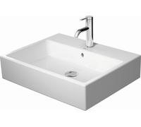 Duravit Vasque à poser Vero Air 2352600000 60x47 cm avec trop-plein et trou pour robinet, blanc