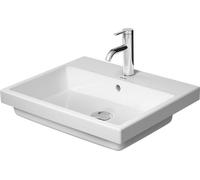 Duravit Vero Air 03835500001 55x45,5 cm installation par le haut, avec trop-plein, avec plate-forme de robinet, trou pour robinet 2000 blanc WonderGliss