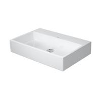 Duravit Vero Air lavabo pour meuble sablé 2350700079 70 x 47 cm, blanc , sans trou pour robinetterie, sans trop-plein, avec trou pour robinetterie banc