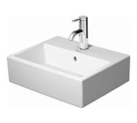 Duravit Vero Air meuble vasque 07244500271 blanc wondergliss, 45x35cm, avec trou pour robinet et trop-plein