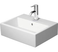 Duravit Vero Air lave-mains pour meuble 07244500601 blanc wondergliss, 45x35cm, sans trou pour robinet, avec trop-plein