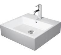 Duravit Vero Air meuble lavabo 50x47cm, avec trop-plein, avec table de robinetterie, sans trou de robinet, 2350500060, Couleur: Blanc