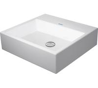 Duravit Vero Air lavabo 23505000701 blanc miroitement, 50x47cm, sans trou pour robinetterie, avec trop-plein