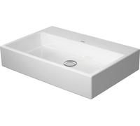 Duravit Vero Air meuble lavabo 70x47cm, sans trop-plein, avec banc de robinetterie, sans trou de robinetterie, 2350700070, Couleur: Blanc