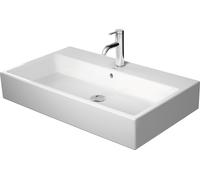 Duravit Vero Air meuble lavabo 80x47cm, avec trop-plein, avec table de robinetterie, sans trou de robinet, 2350800060, Couleur: Blanc