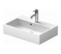 Duravit Vero Air vasque pour meuble 23866000791 60x40cm, sans trou pour robinet, avec plage de robinetterie, poli, sans trop-plein, blanc WonderGliss