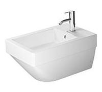 Duravit Vero Air mur Bidet 22741500001 émerveillement blanc, avec trop-plein, avec trou pour robinetterie