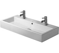 Duravit Vasque Vero 0454100026, 100 x 47 cm, blanc meulé, avec trous pour robinetterie 801