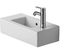 Duravit Lave-mains Vero 50 x 25 cm 0703500000 – 2 trous robinetterie pré-perforés – blanc