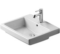 Duravit Vero lavabo 55x46.5 cm rectangulaire encastrée blanc brillant 0315550000