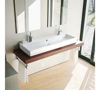 Duravit vasque Vero 0454100026 100 x 47 cm, blanc, meulé, avec trous pour robinetterie 801