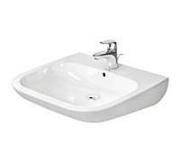Duravit Bassin Vital D‑Code 2312600000 60 x 55,5 cm avec trop‑plein, blanc