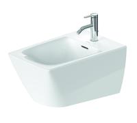 Duravit Viu bidet mural 229215, 370x570 mm, avec trop-plein, avec table de robinetterie, 22921500001, Couleur: Blanc avec Wondergliss