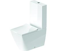 Duravit Viu stand- WC combinaison 21910900001 blanc WonderGliss, 35x65cm, 4,5 l, sans monture, blanc