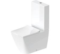 Duravit Viu Stand-WC Combinaison, sans jante, 350x650 mm, lavable à grande eau, 2191090000, Couleur: Blanc