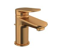 Duravit S Wave mitigeur lavabo WA1010001004 projection 95mm, avec tirant garniture de vidange , bronze brossé