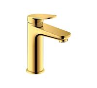 Duravit Wave Mitigeur monocommandé pour lavabo, saillie 122 mm, sans garniture découlement, WA10200020, Coloris: Or poli - WA1020002034