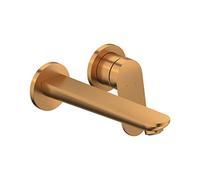 Duravit Wave Mitigeur monocommandÃ© pour lavabo, saillie 202 mm, sans garniture dÃ©coulement, WA10700040, Coloris: bronze brossÃ© - WA1070004004