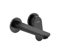 Duravit WA1070004046 Wave Robinet de lavabo, Noir Mat