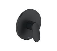 Duravit Wave Mitigeur monocommandÃ© pour douche encastrÃ©, WA42100100, Coloris: Noir Mat - WA4210010046